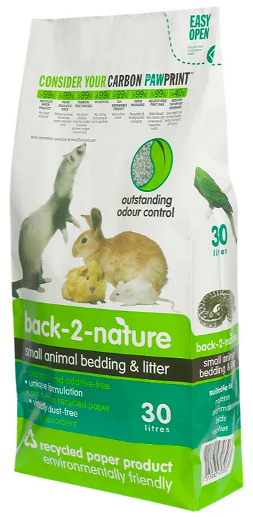 Back 2 Nature Small Animal Bedding 30L