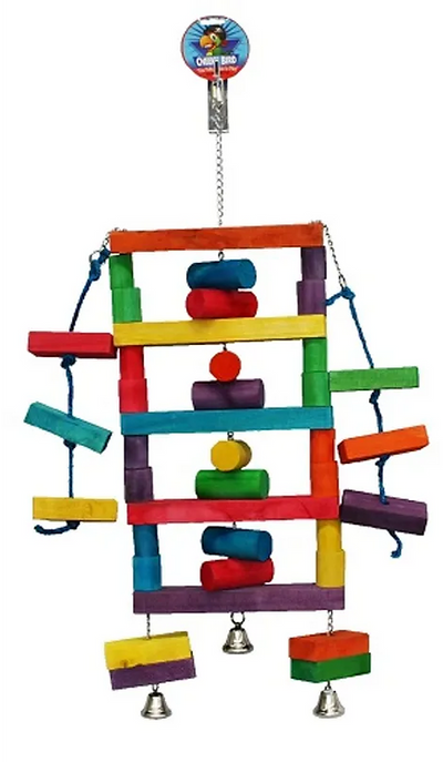 CHEEKY BIRD SQUARE BLOCK LADDER JUMBO