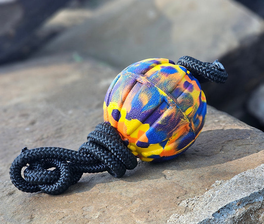 Dura-Foam Ball on a Rope by Ruff-Paws!